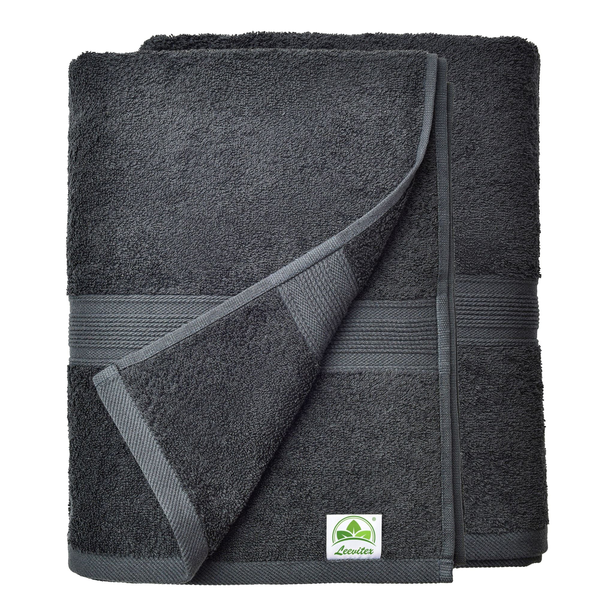 Saunatücher aus 100% Baumwolle im 2er Set – 80 x 200 cm, weich und saugfähig