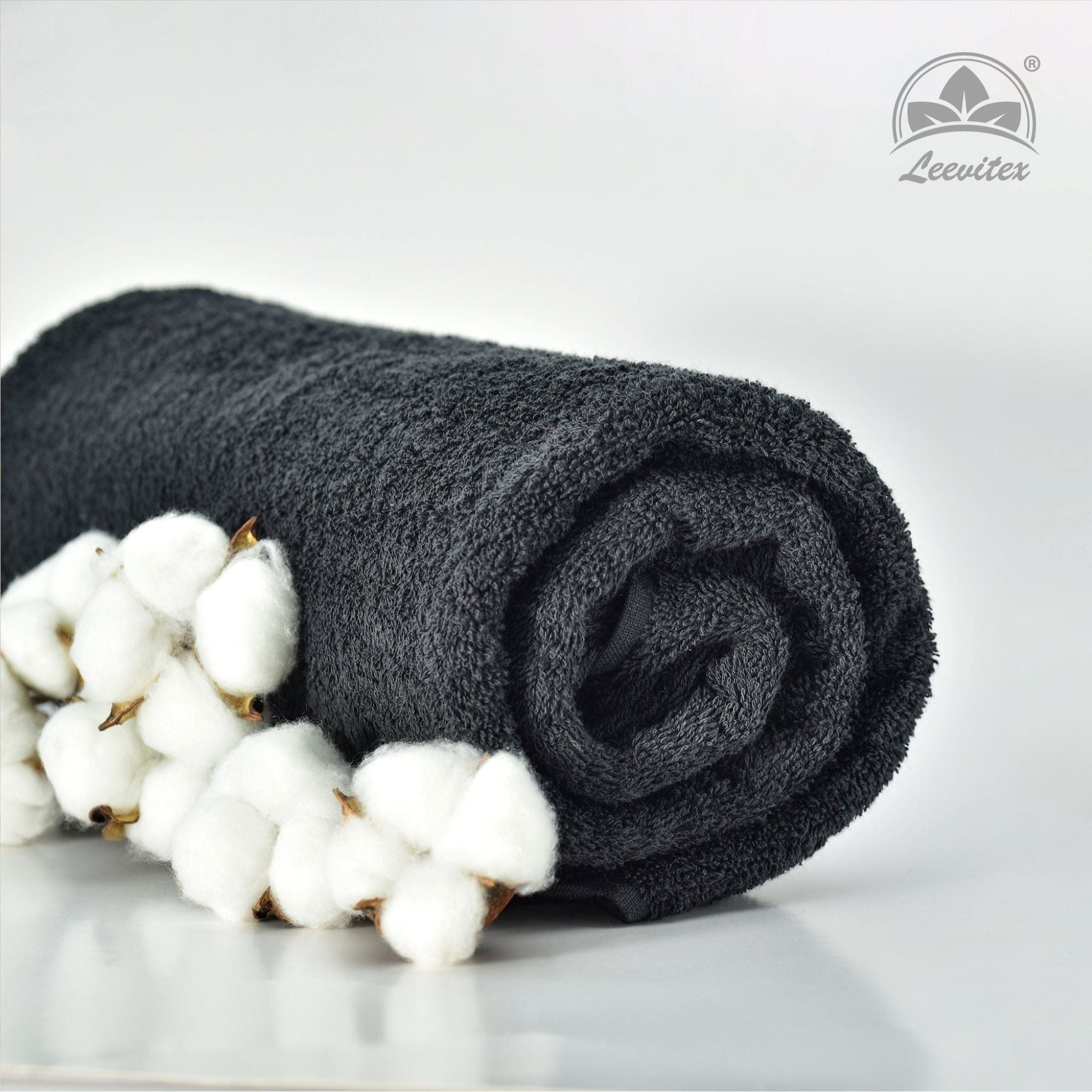 Handtücher von Leevitex – 4er Set, 100% Baumwolle, 50 x 100 cm, weich und saugfähig