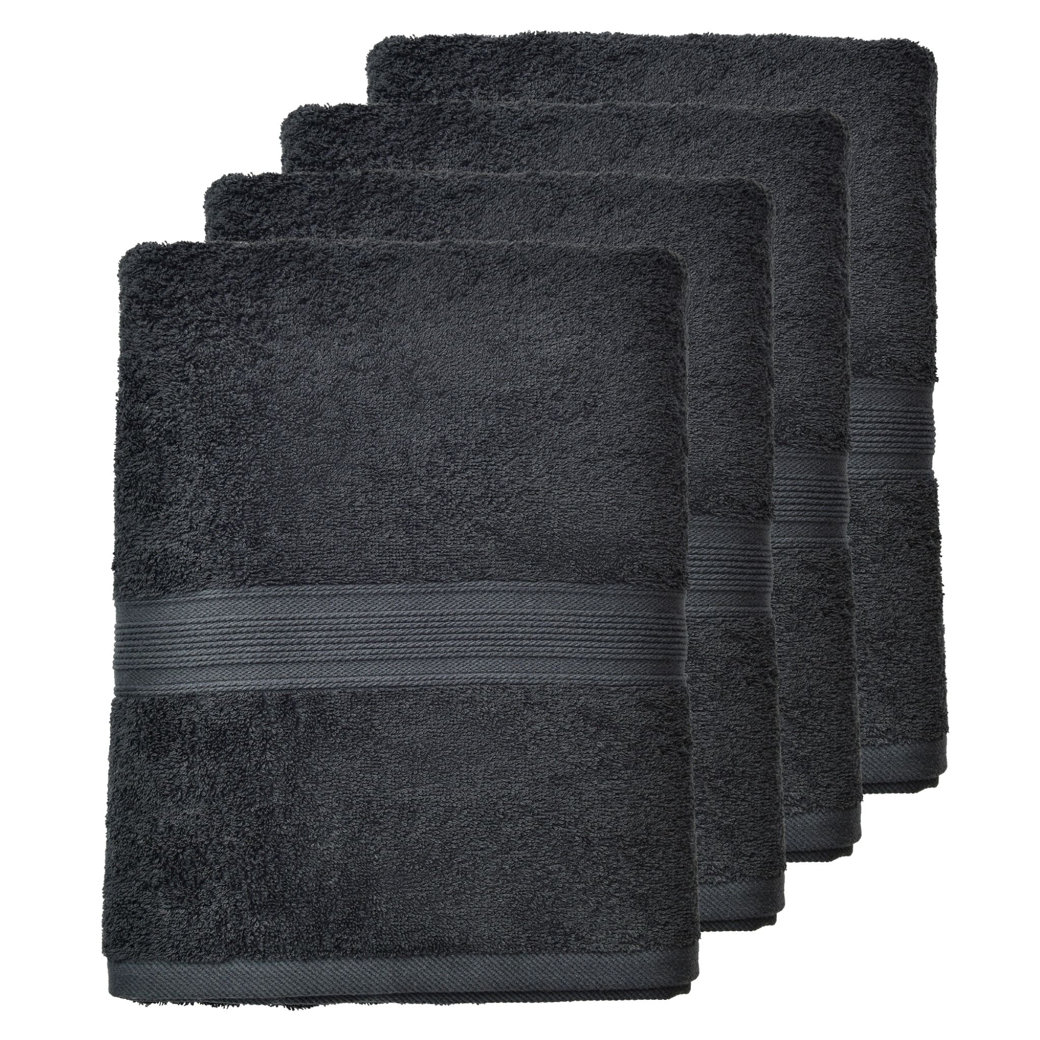 Handtücher von Leevitex – 4er Set, 100% Baumwolle, 50 x 100 cm, weich und saugfähig