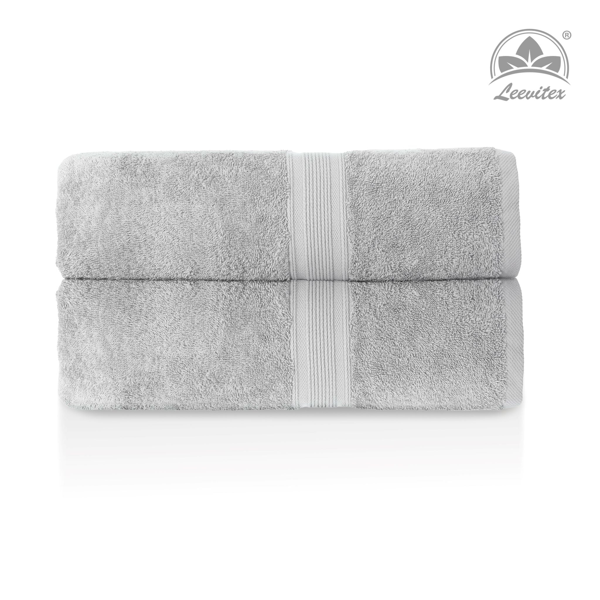 Duschtücher im 2er Set – 100% Baumwolle, 70 x 140 cm, weich und saugfähig