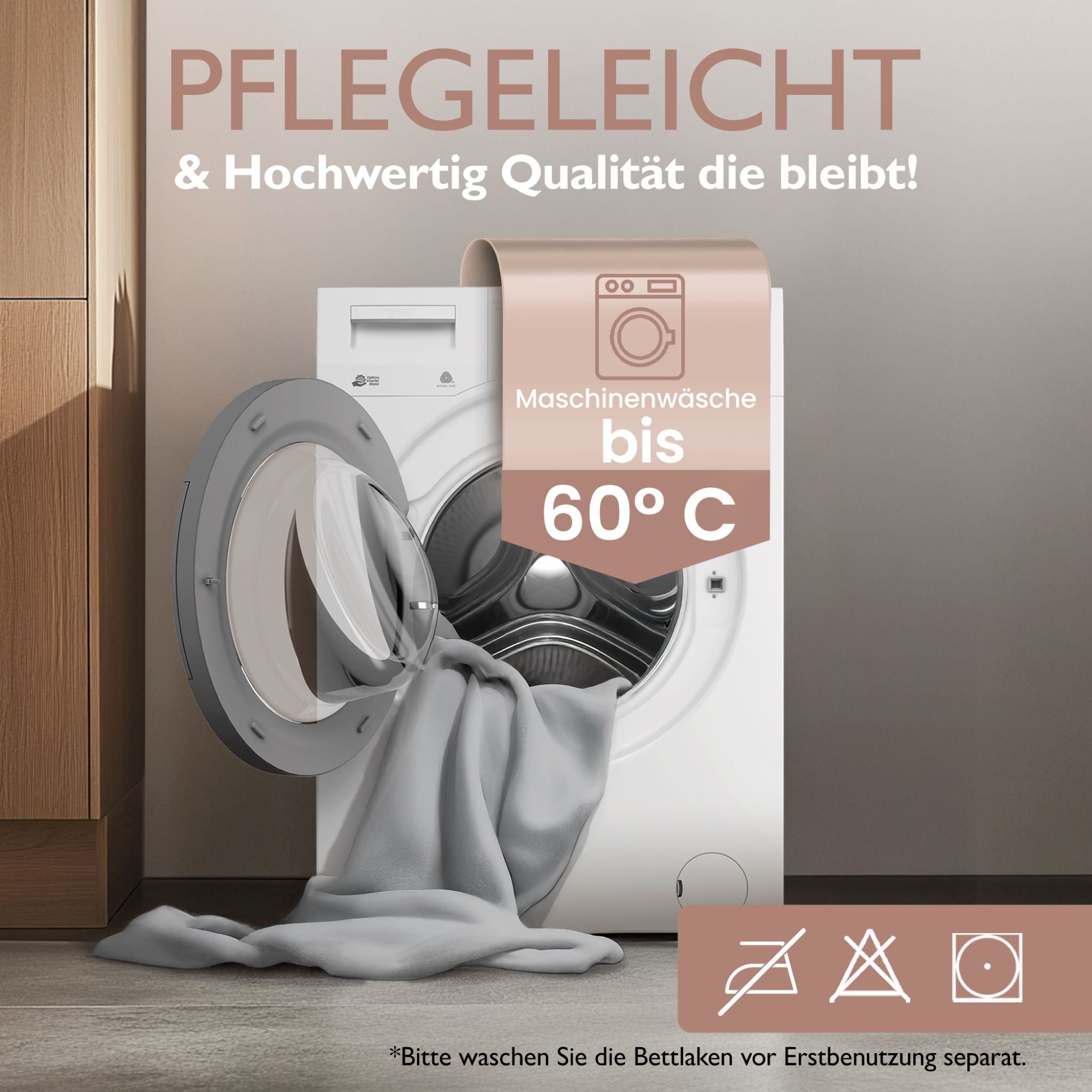 Winterspannbettlaken für 140x200 bis 160x200 cm | 40 cm Steg | 80% Baumwolle 20% Polyester