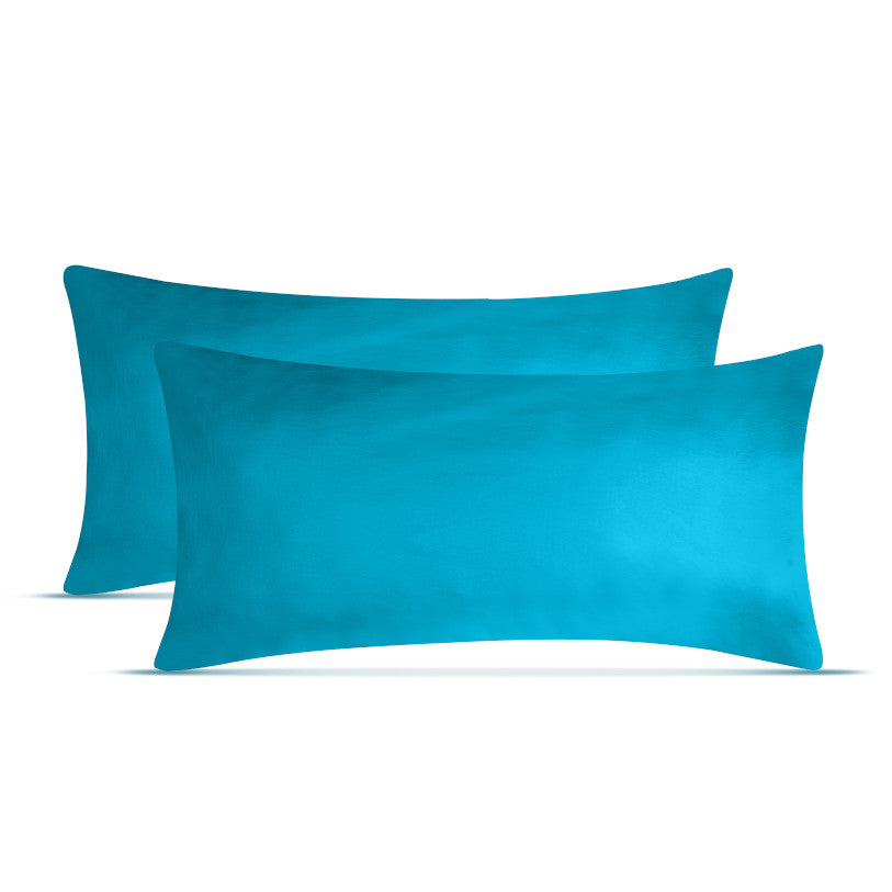 Kissenbezüge 2er Set 40x80 cm - 100% Baumwolle, stilvoll und gemütlich