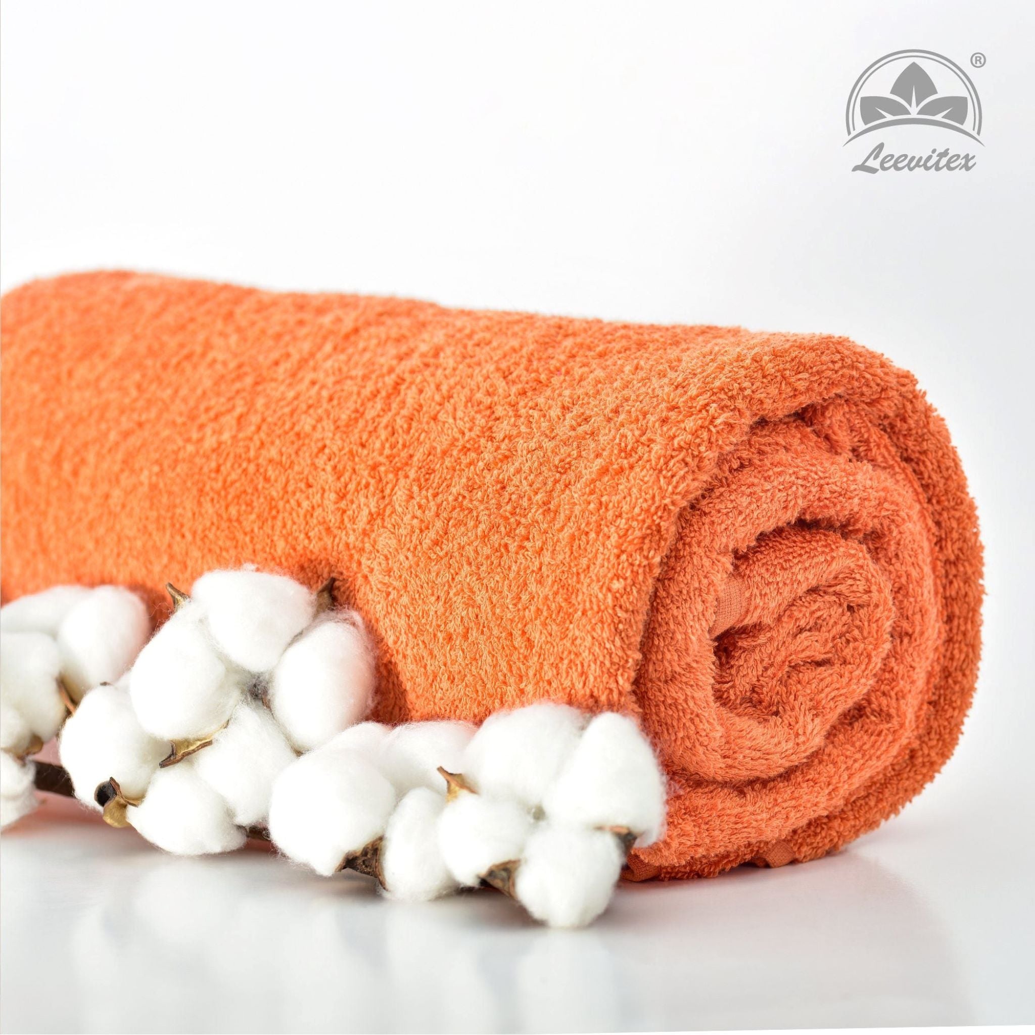 Handtücher von Leevitex – 4er Set, 100% Baumwolle, 50 x 100 cm, weich und saugfähig