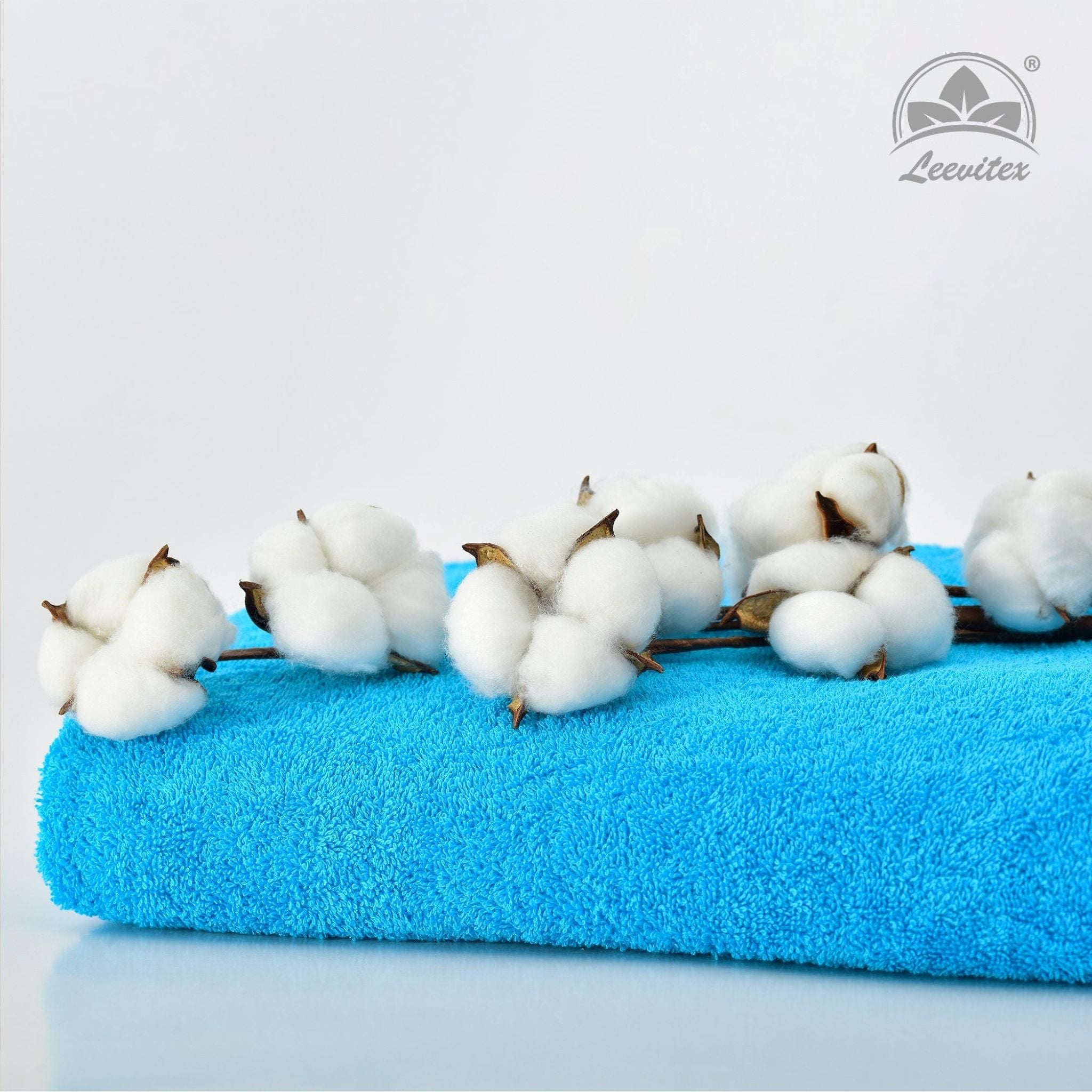 Handtücher von Leevitex – 4er Set, 100% Baumwolle, 50 x 100 cm, weich und saugfähig