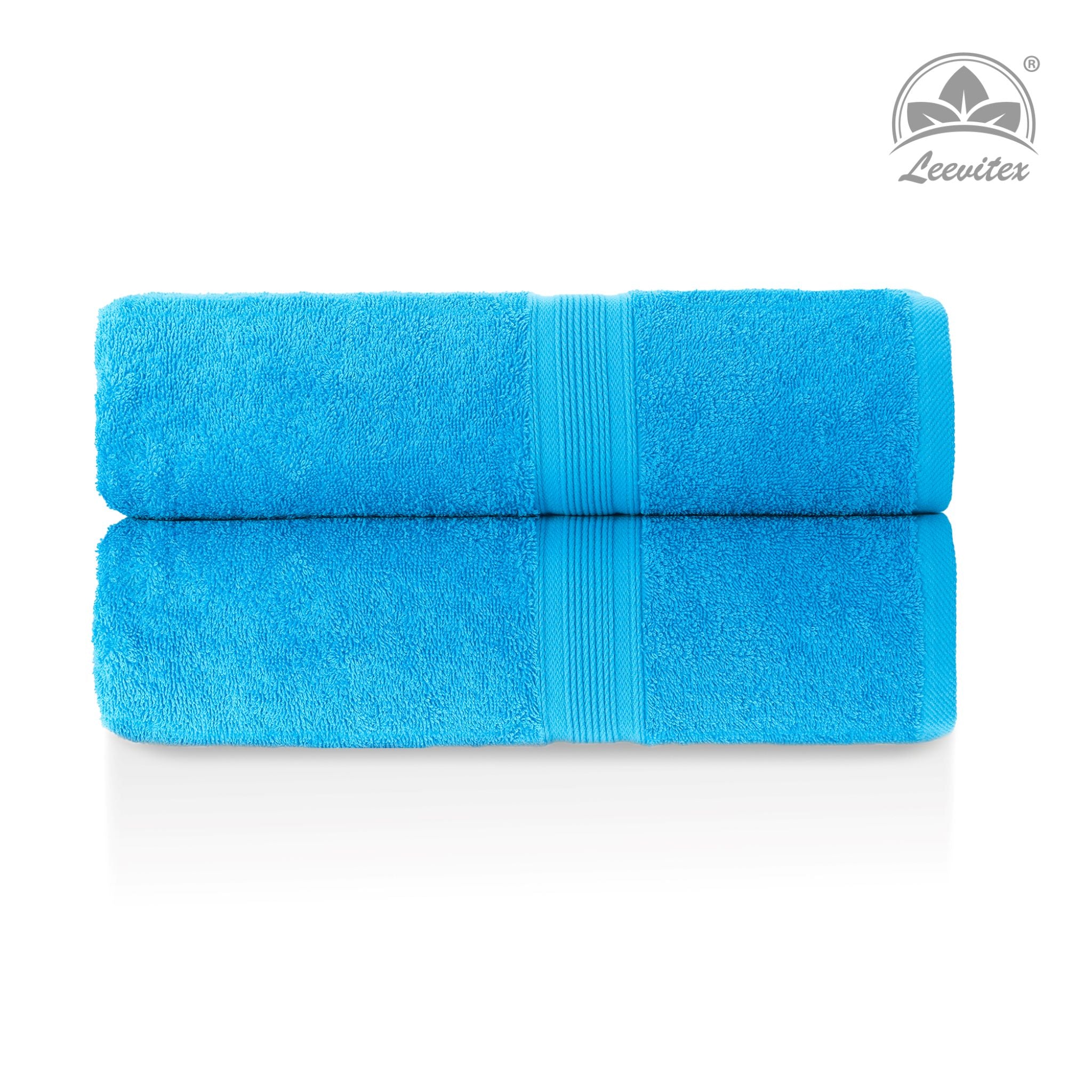 Duschtücher im 2er Set – 100% Baumwolle, 70 x 140 cm, weich und saugfähig