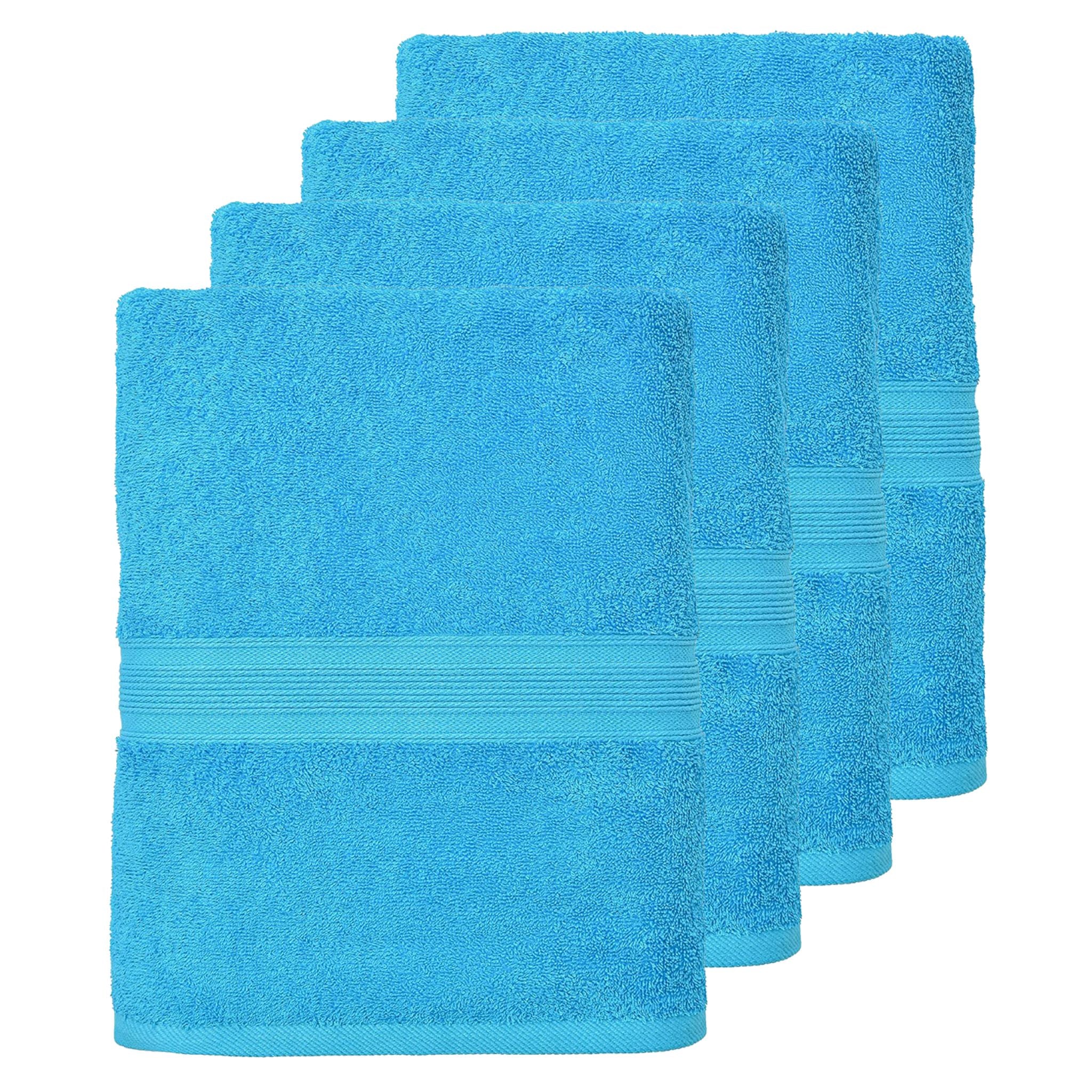 Handtücher von Leevitex – 4er Set, 100% Baumwolle, 50 x 100 cm, weich und saugfähig