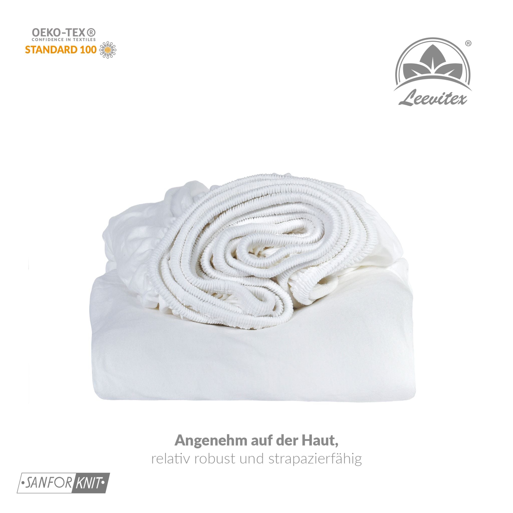 Spannbettlaken für Boxspringbetten 200x220 bis 220x240 cm | 40 cm Steg | verschiedene Materialstärken