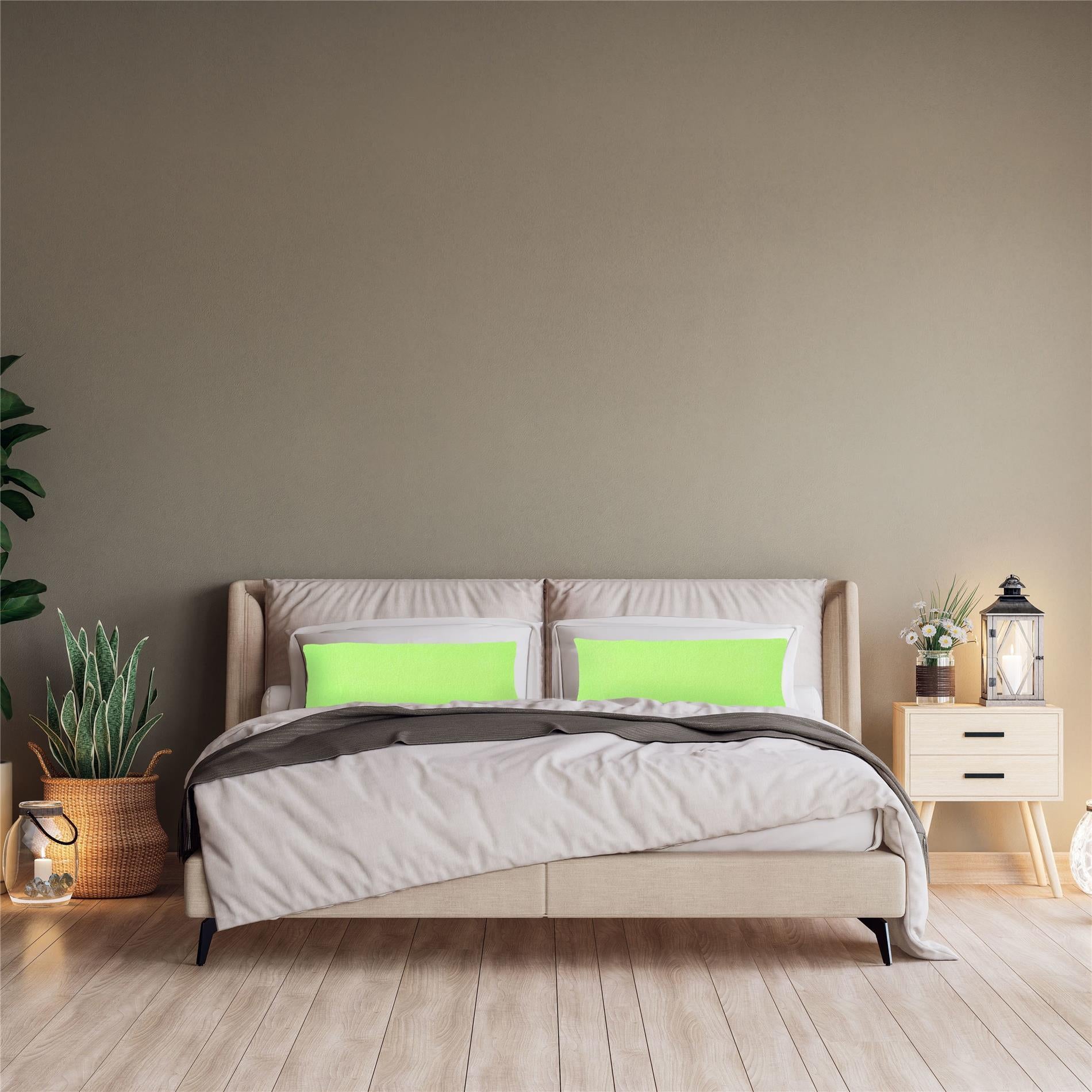 Kissenbezüge 2er Set 40x80 cm - 100% Baumwolle, stilvoll und gemütlich