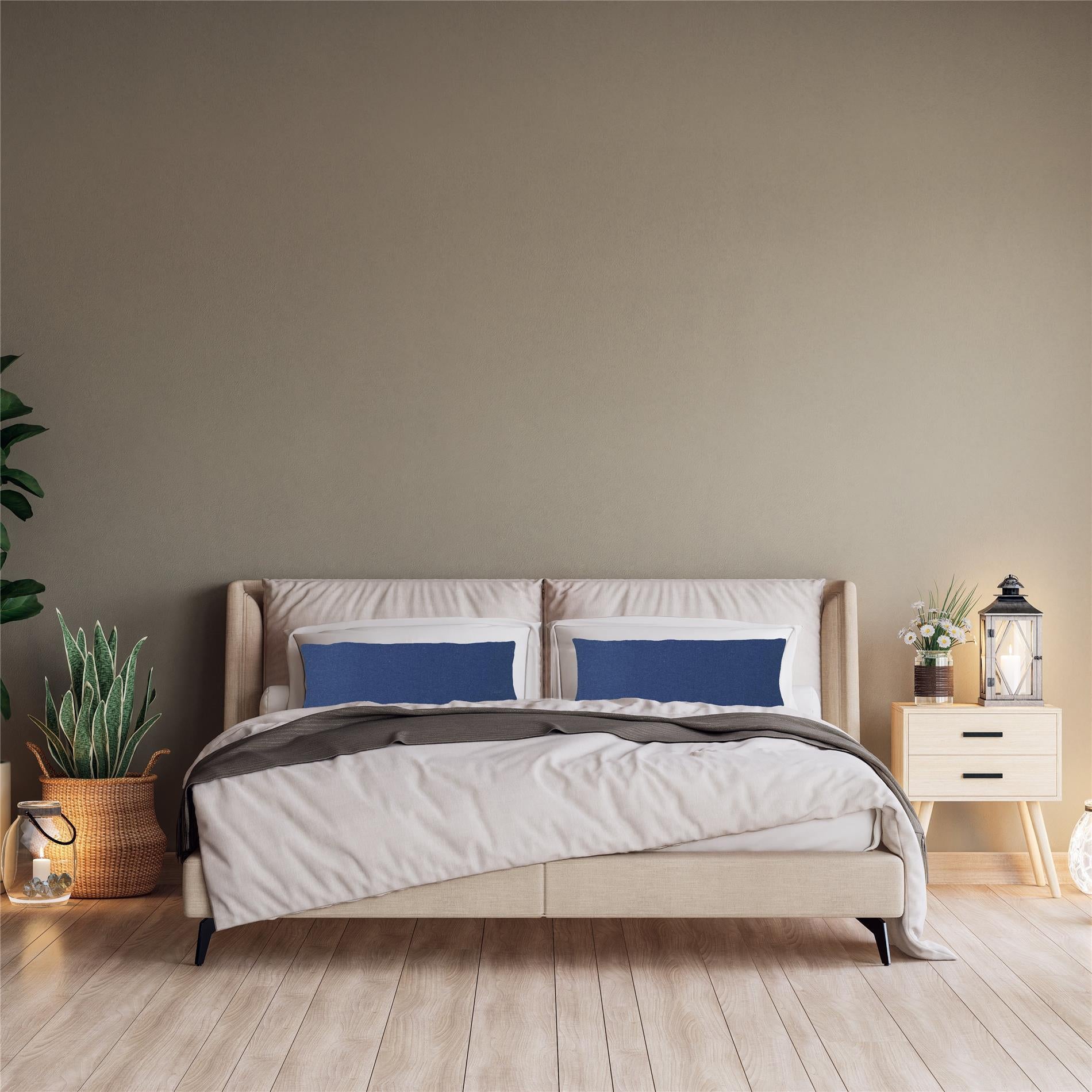 Kissenbezüge 2er Set 40x60 cm - 100% Baumwolle, stilvoll und gemütlich