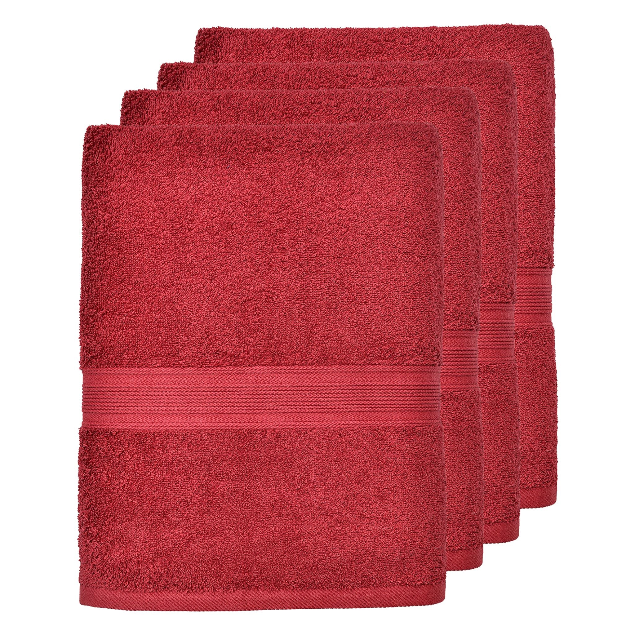 Handtücher von Leevitex – 4er Set, 100% Baumwolle, 50 x 100 cm, weich und saugfähig