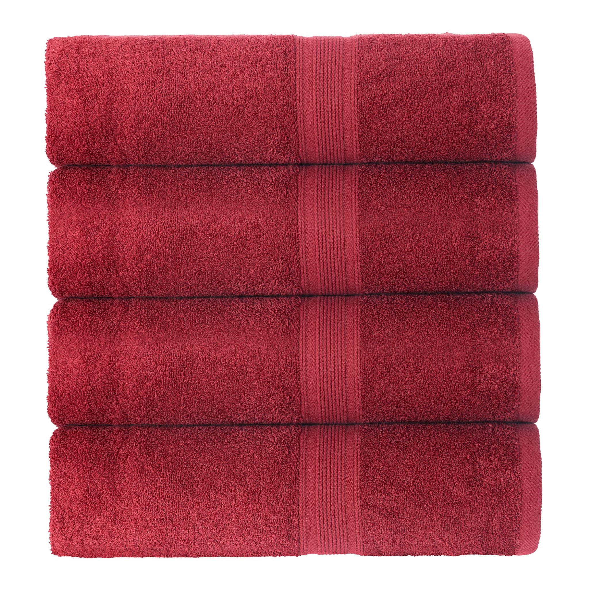 Handtücher von Leevitex – 4er Set, 100% Baumwolle, 50 x 100 cm, weich und saugfähig