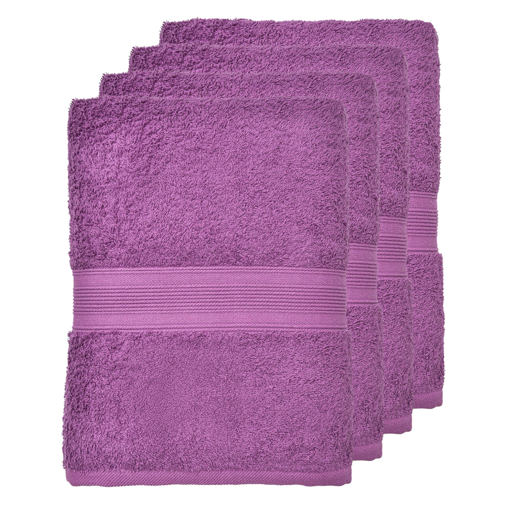 Handtücher von Leevitex – 4er Set, 100% Baumwolle, 50 x 100 cm, weich und saugfähig