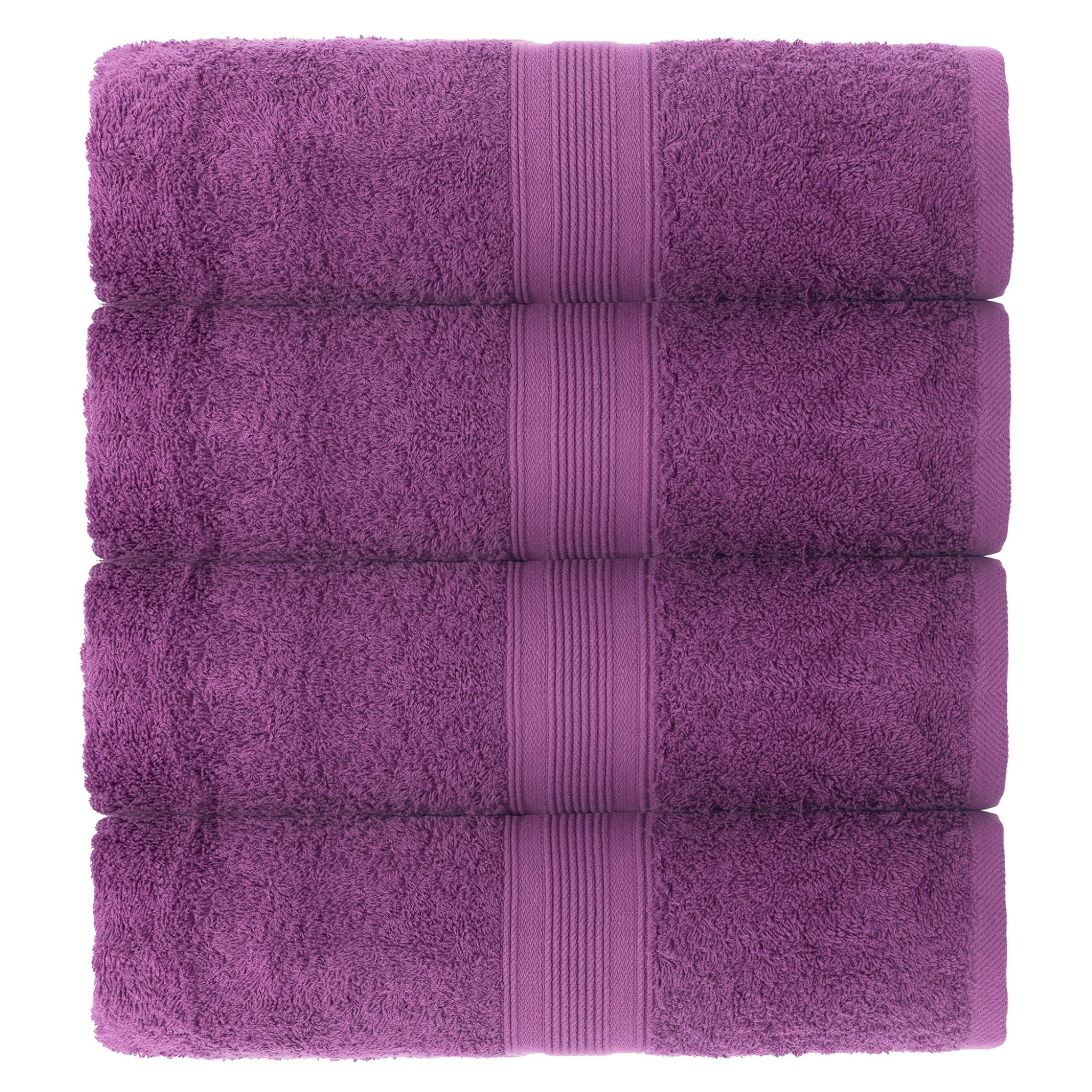 Handtücher von Leevitex – 4er Set, 100% Baumwolle, 50 x 100 cm, weich und saugfähig