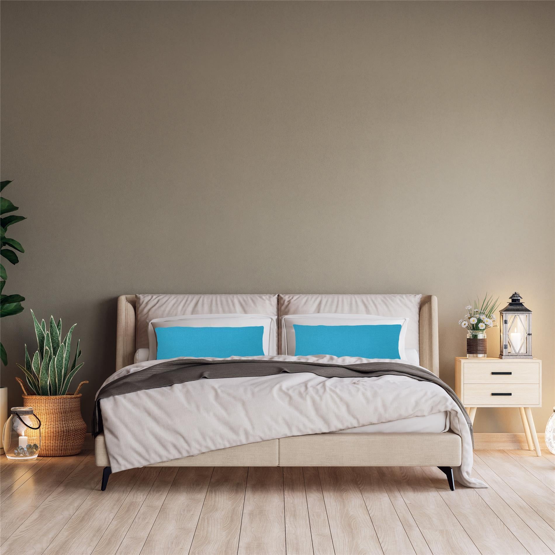 Kissenbezüge 2er Set 40x145 cm - 100% Baumwolle, stilvoll und gemütlich