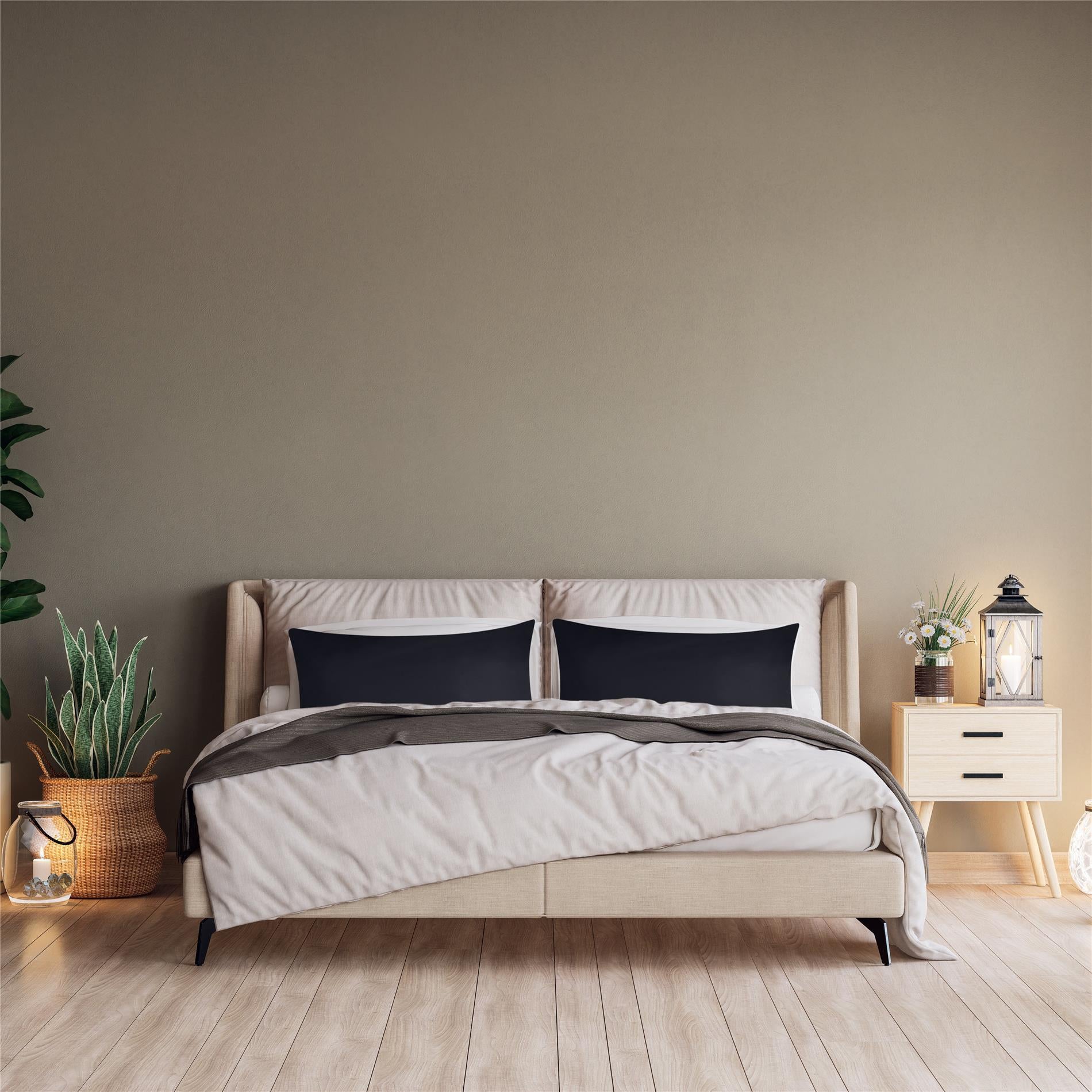 Kissenbezüge 2er Set 40x60 cm - 100% Baumwolle, stilvoll und gemütlich