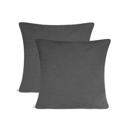 Kissenbezüge 2er Set 40x40 cm - 100% Baumwolle, stilvoll und gemütlich