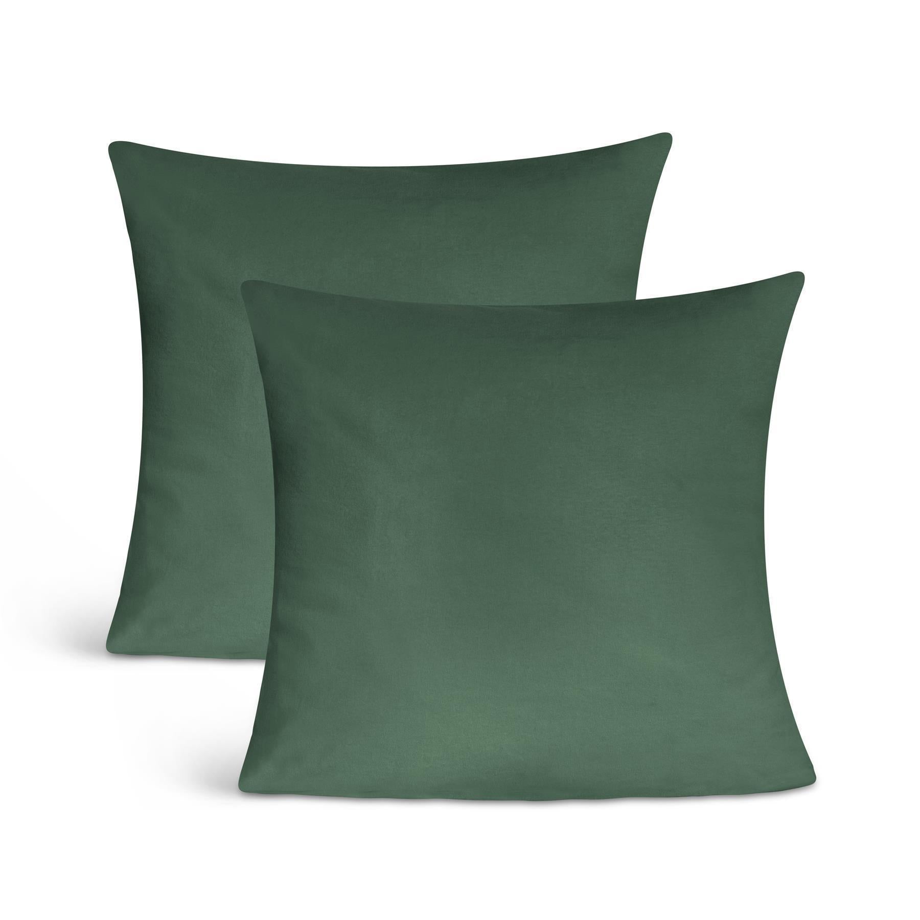 Kissenbezüge 2er Set 40x40 cm - 100% Baumwolle, stilvoll und gemütlich