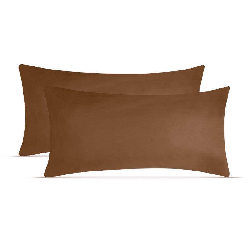 Kissenbezüge 2er Set 40x80 cm - 100% Baumwolle, stilvoll und gemütlich