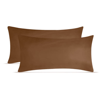 Kissenbezüge 2er Set 40x80 cm - 100% Baumwolle, stilvoll und gemütlich