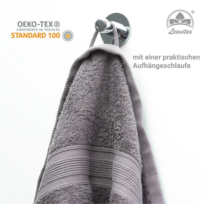 Saunatücher aus 100% Baumwolle im 2er Set – 80 x 200 cm, weich und saugfähig