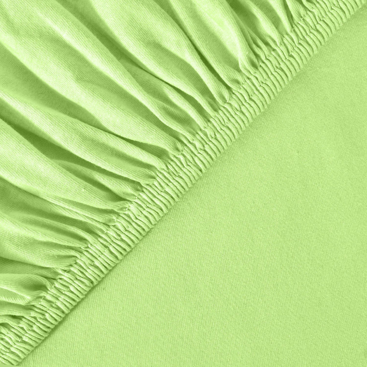 Basic Spannbettlaken 90x200 cm | 25 cm Steg | 100% Jersey-Baumwolle