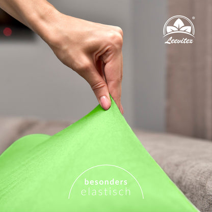 Basic Spannbettlaken 90x200 cm | 25 cm Steg | 100% Jersey-Baumwolle