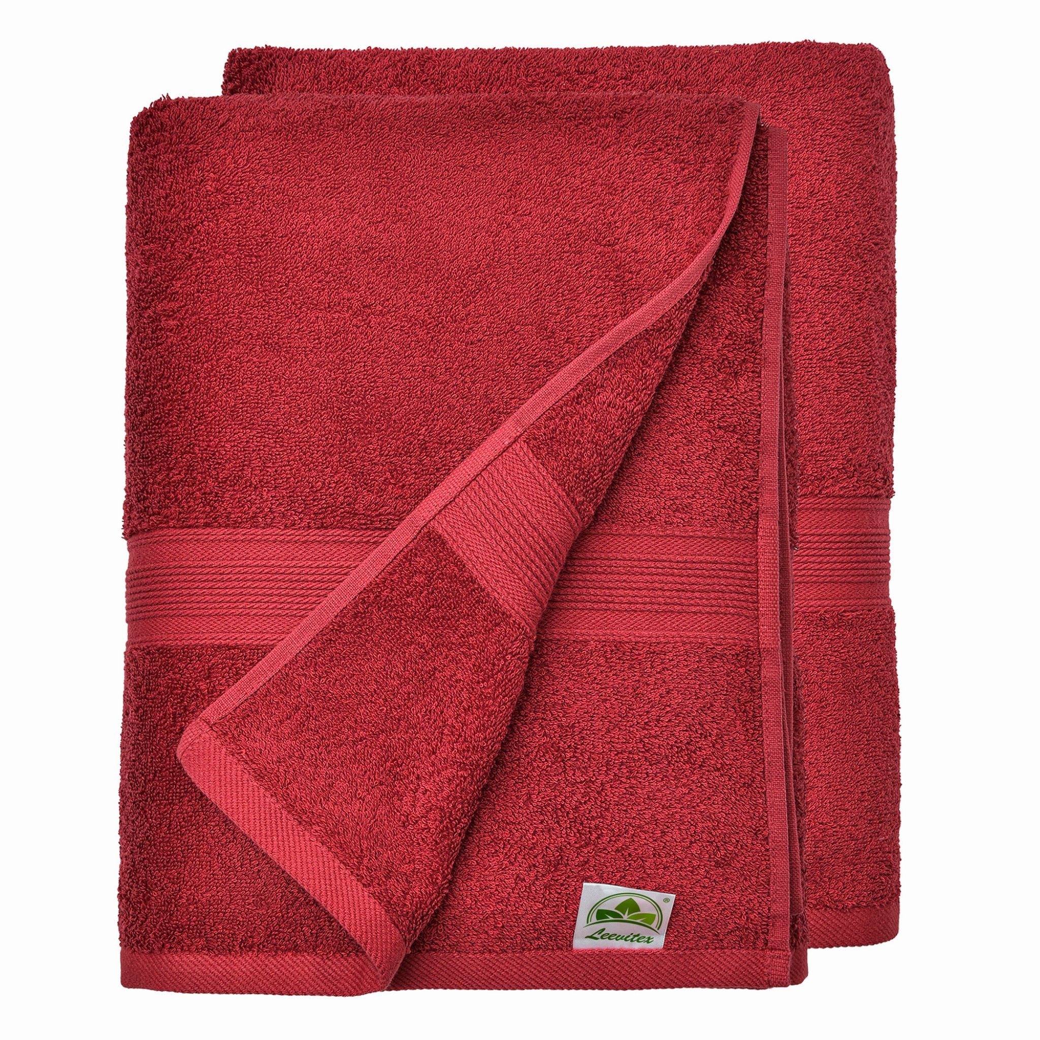 Duschtücher im 2er Set – 100% Baumwolle, 70 x 140 cm, weich und saugfähig