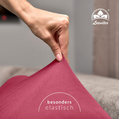 Kinder Spannbettlaken 70 x 140 cm von Leevitex im 1er Pack – 100% Jersey-Baumwolle,