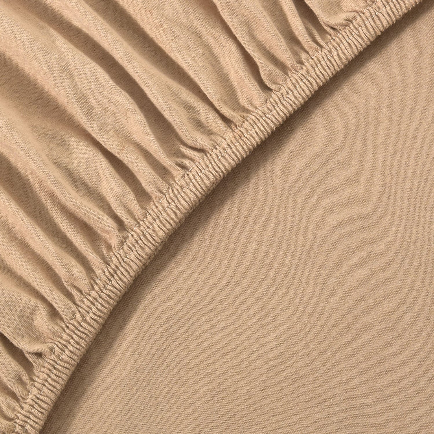 Basic Spannbettlaken 140x200 cm | 25 cm Steg | 100% Jersey-Baumwolle