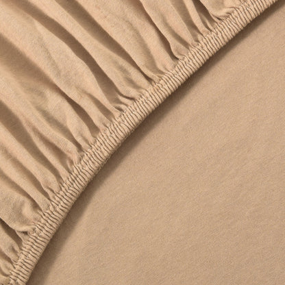 Basic Spannbettlaken 140x200 cm | 25 cm Steg | 100% Jersey-Baumwolle