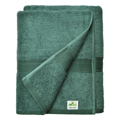 Saunatücher aus 100% Baumwolle im 2er Set – 80 x 200 cm, weich und saugfähig