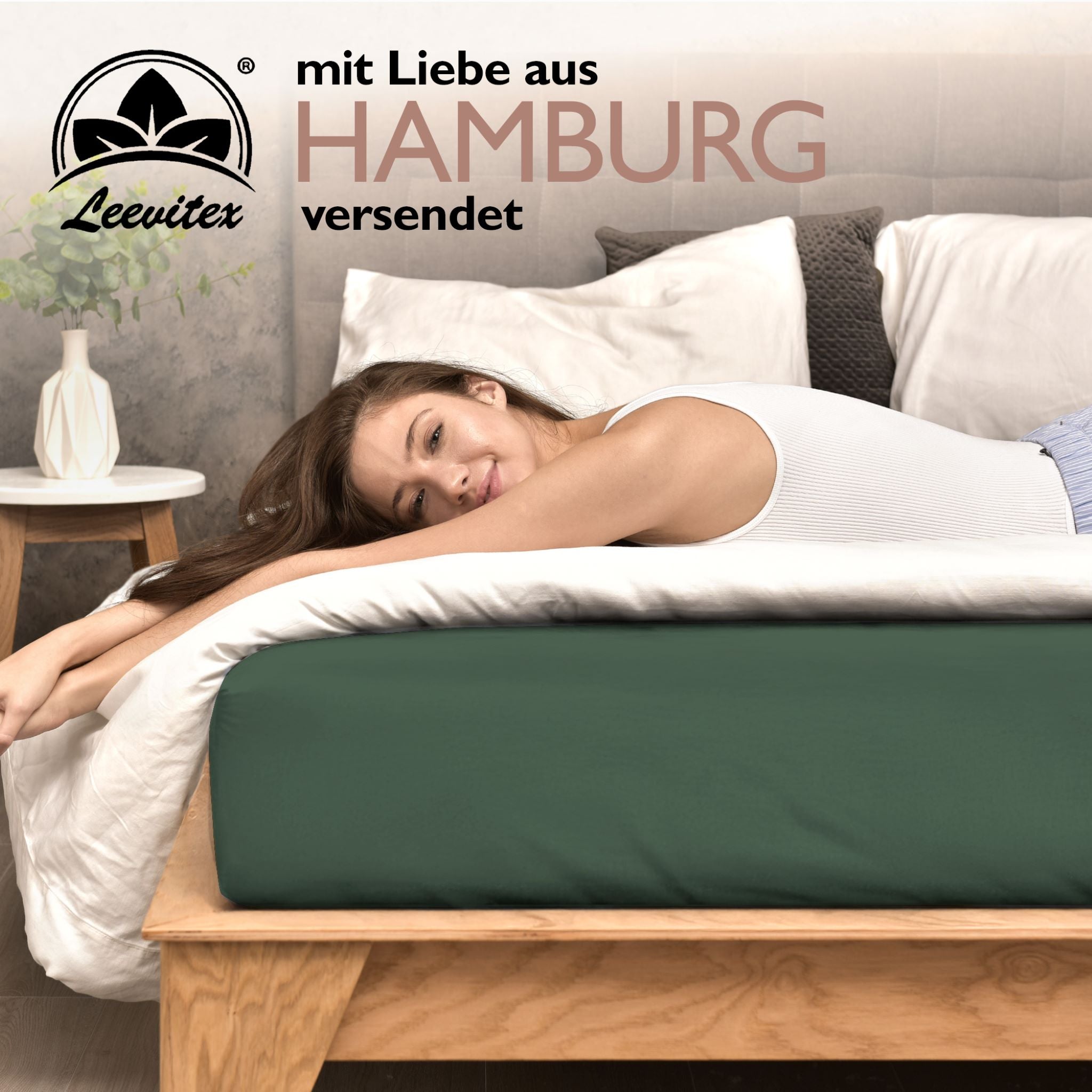 Winterspannbettlaken für 90x200 bis 100x200 cm | 40 cm Steg | 80% Baumwolle 20% Polyester