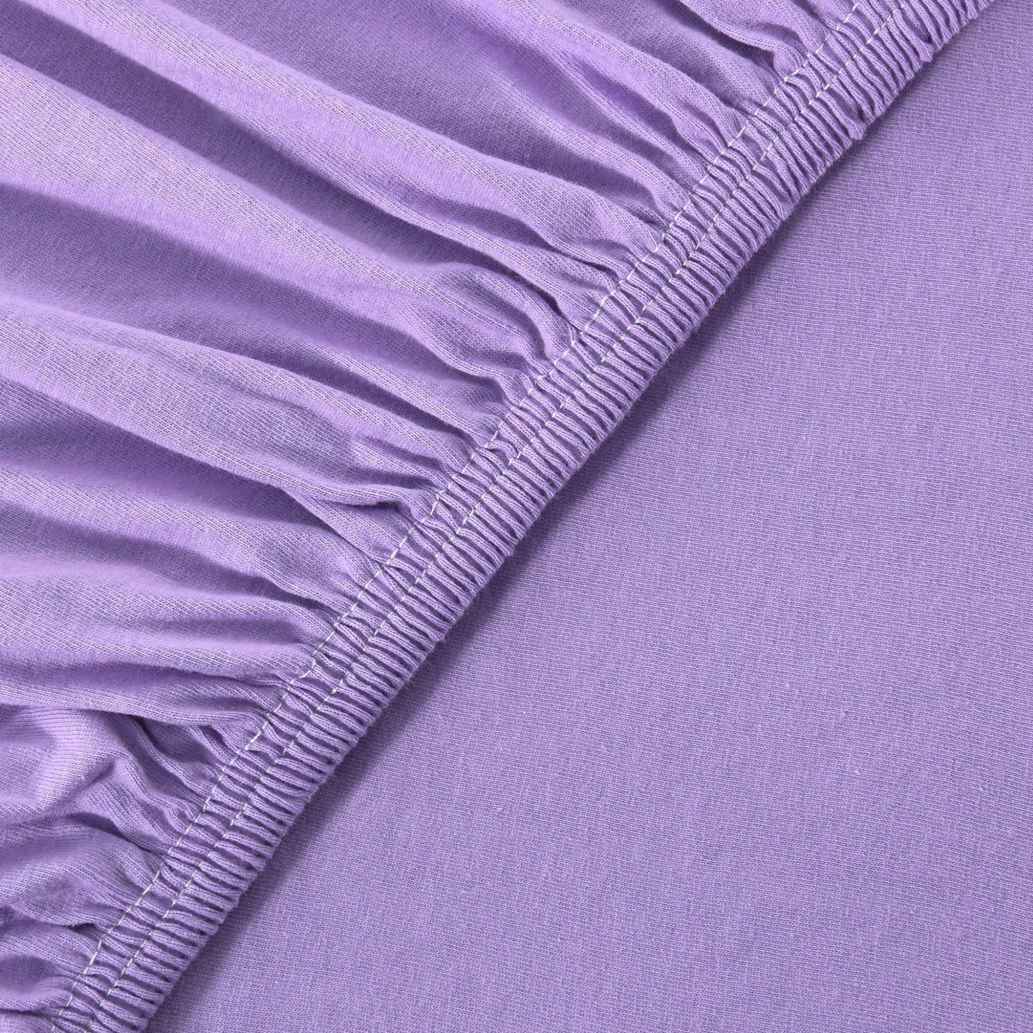 Basic Spannbettlaken 90x200 cm | 25 cm Steg | 100% Jersey-Baumwolle
