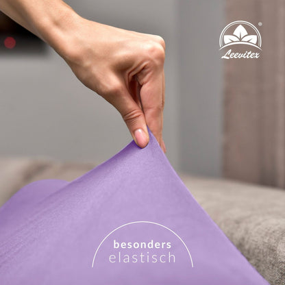 Kinder Spannbettlaken 70 x 140 cm von Leevitex im 1er Pack – 100% Jersey-Baumwolle,