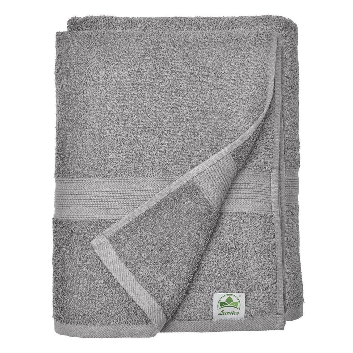 Duschtücher im 2er Set – 100% Baumwolle, 70 x 140 cm, weich und saugfähig