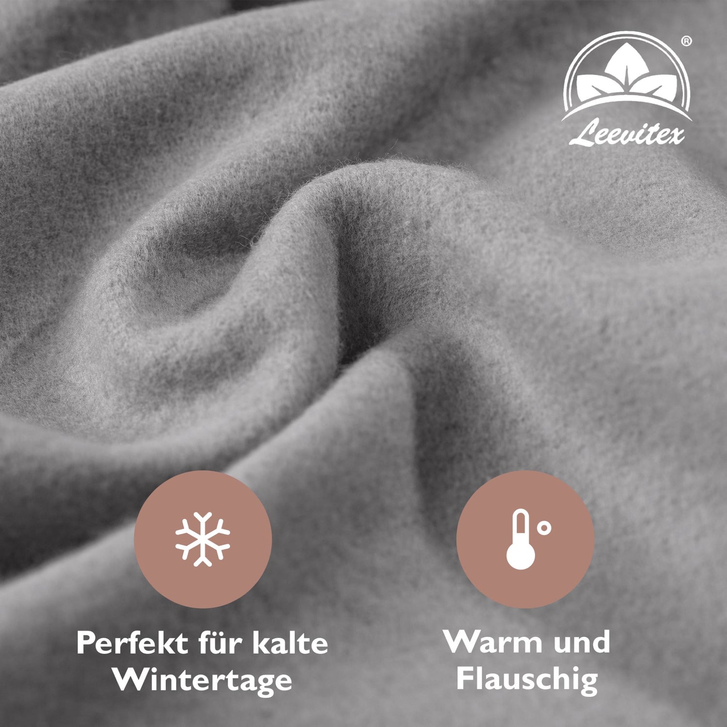 Winterspannbettlaken für 140x200 bis 160x200 cm | 40 cm Steg | 80% Baumwolle 20% Polyester
