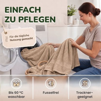 Handtücher von Leevitex – 4er Set, 100% Baumwolle, 50 x 100 cm, weich und saugfähig