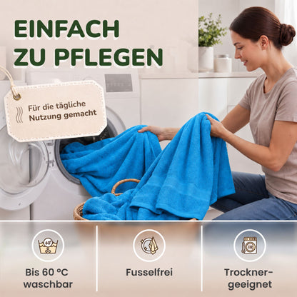 Handtücher von Leevitex – 4er Set, 100% Baumwolle, 50 x 100 cm, weich und saugfähig