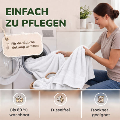 Handtücher von Leevitex – 4er Set, 100% Baumwolle, 50 x 100 cm, weich und saugfähig