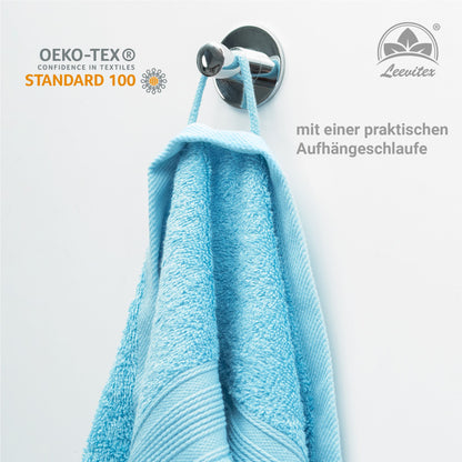 Saunatücher aus 100% Baumwolle im 2er Set – 80 x 200 cm, weich und saugfähig