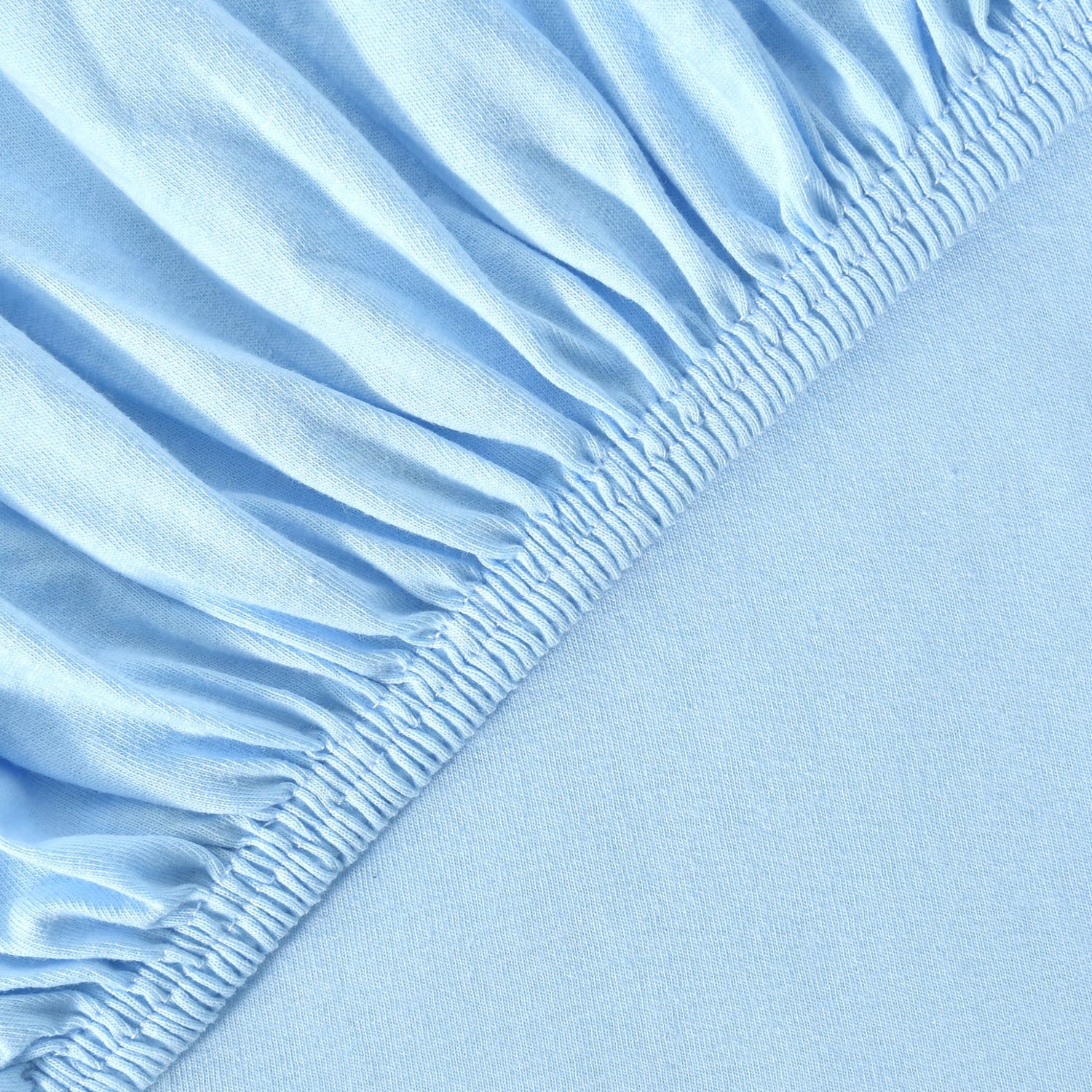 Basic Spannbettlaken 140x200 cm | 25 cm Steg | 100% Jersey-Baumwolle