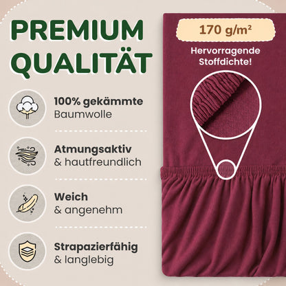 Kinder Spannbettlaken 70 x 140 cm von Leevitex im 1er Pack – 100% Jersey-Baumwolle,