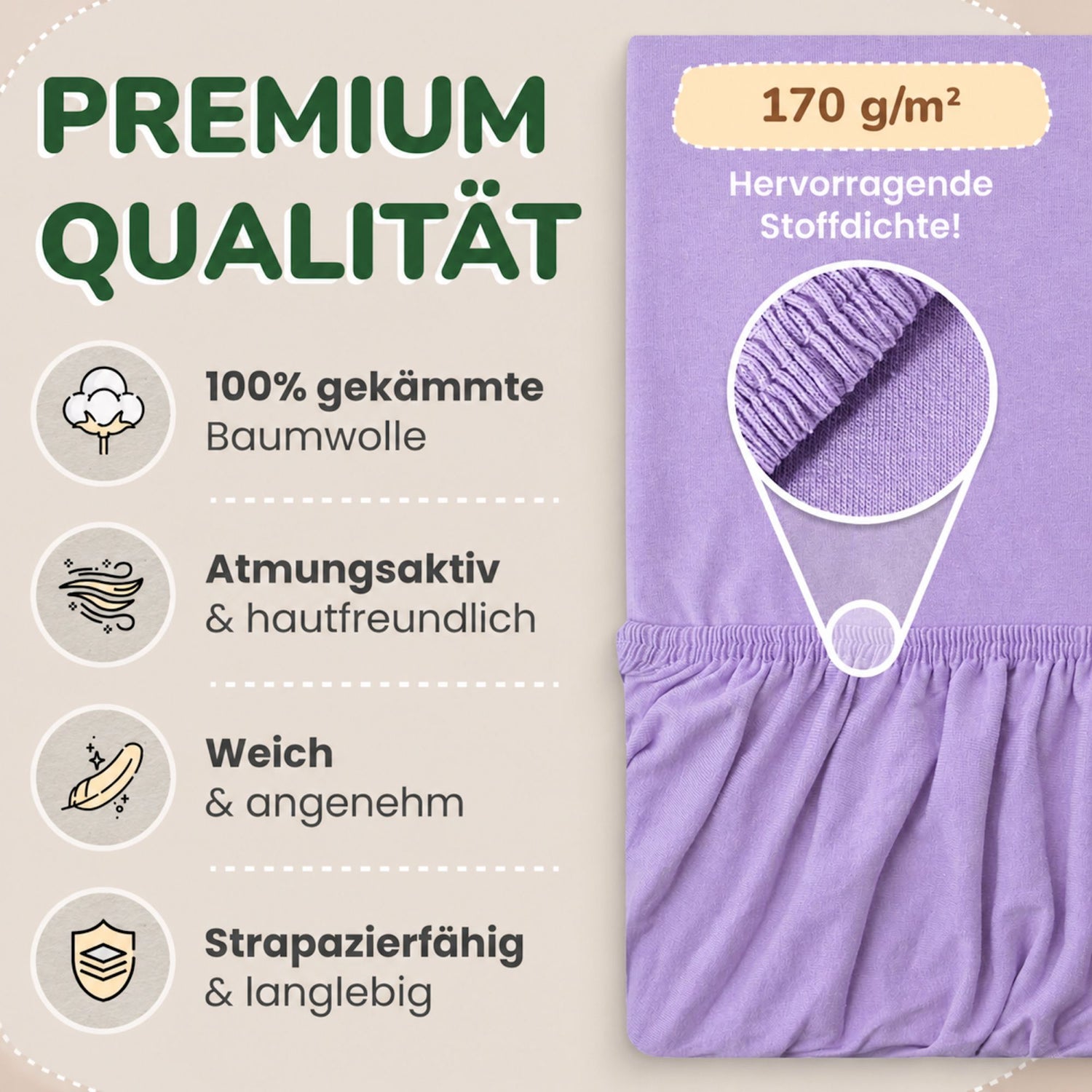 Kinder Spannbettlaken 70 x 140 cm von Leevitex im 1er Pack – 100% Jersey-Baumwolle,