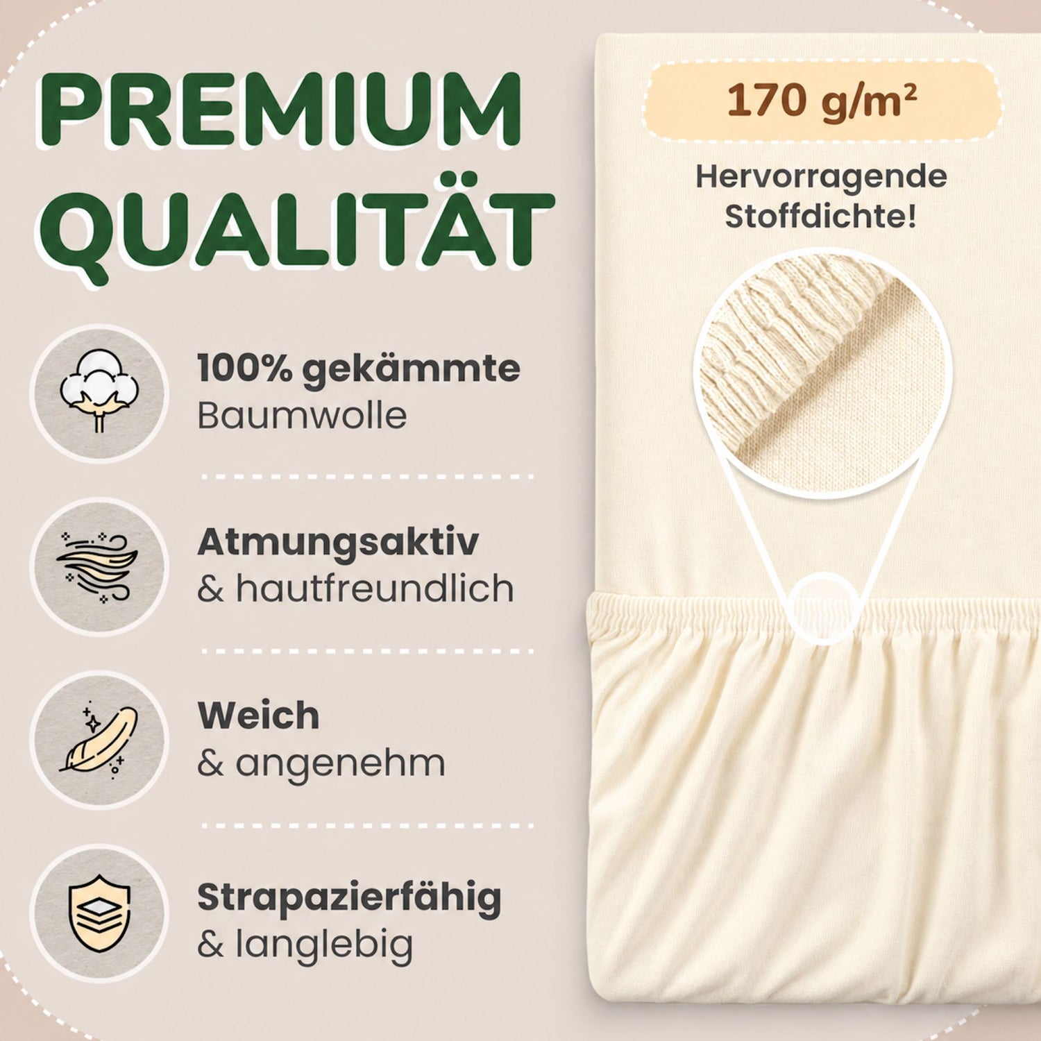 Kinder Spannbettlaken 70 x 140 cm von Leevitex im 1er Pack – 100% Jersey-Baumwolle,