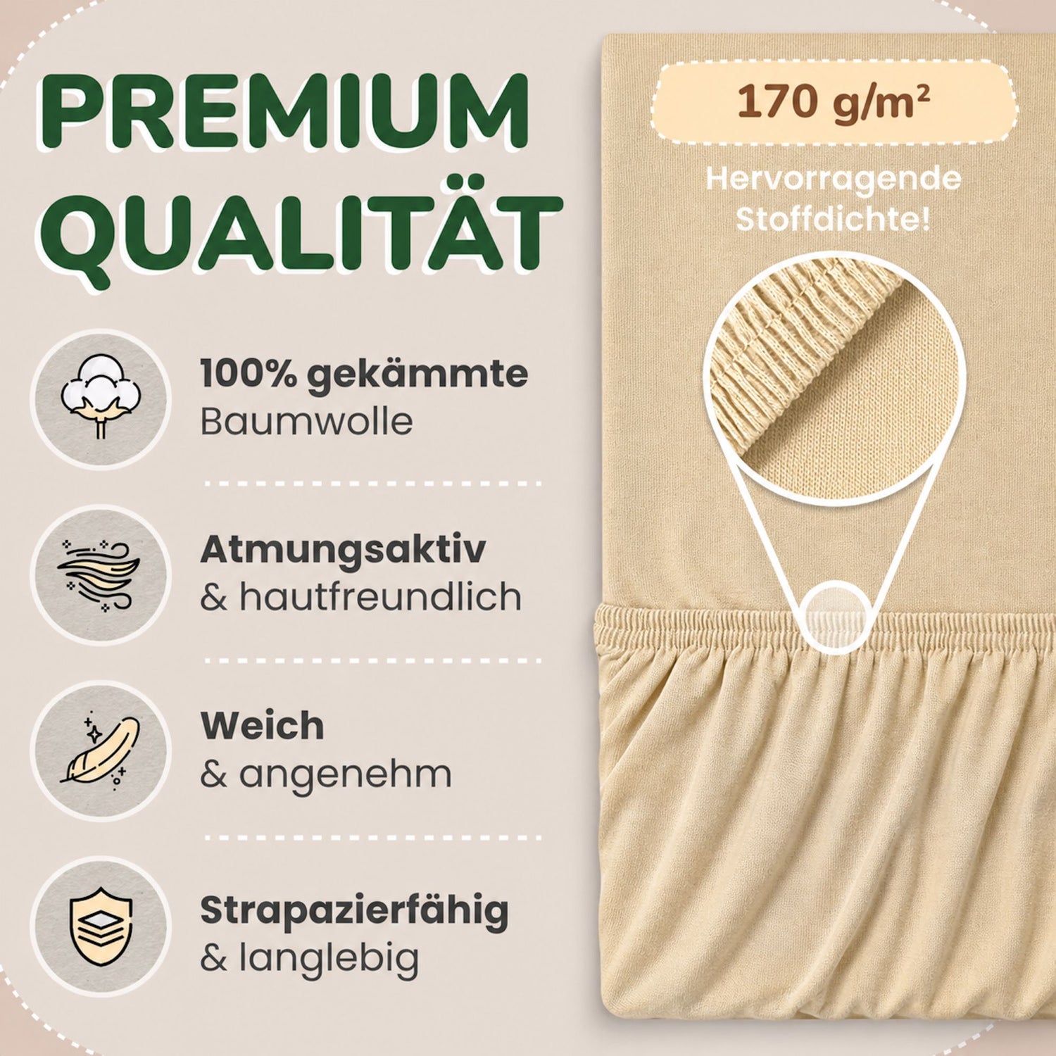 Kinder Spannbettlaken 70 x 140 cm von Leevitex im 1er Pack – 100% Jersey-Baumwolle,