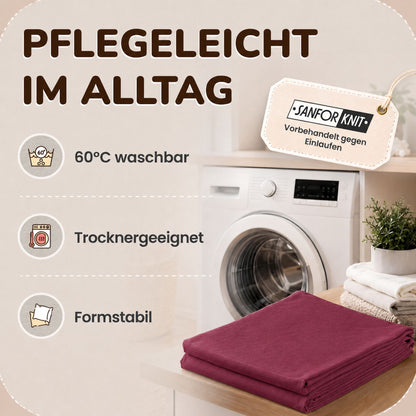 Kissenbezüge 2er Set 80x80 cm - 100% Baumwolle, stilvoll und gemütlich