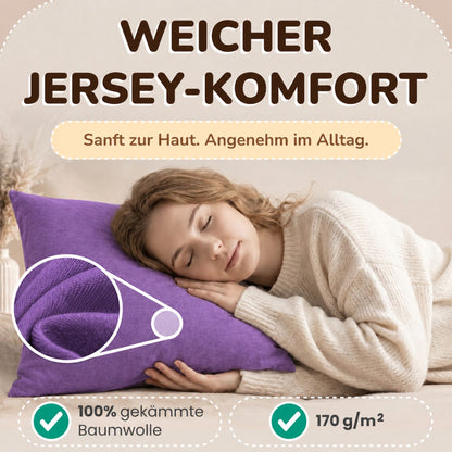 Kissenbezüge 2er Set 40x80 cm - 100% Baumwolle, stilvoll und gemütlich