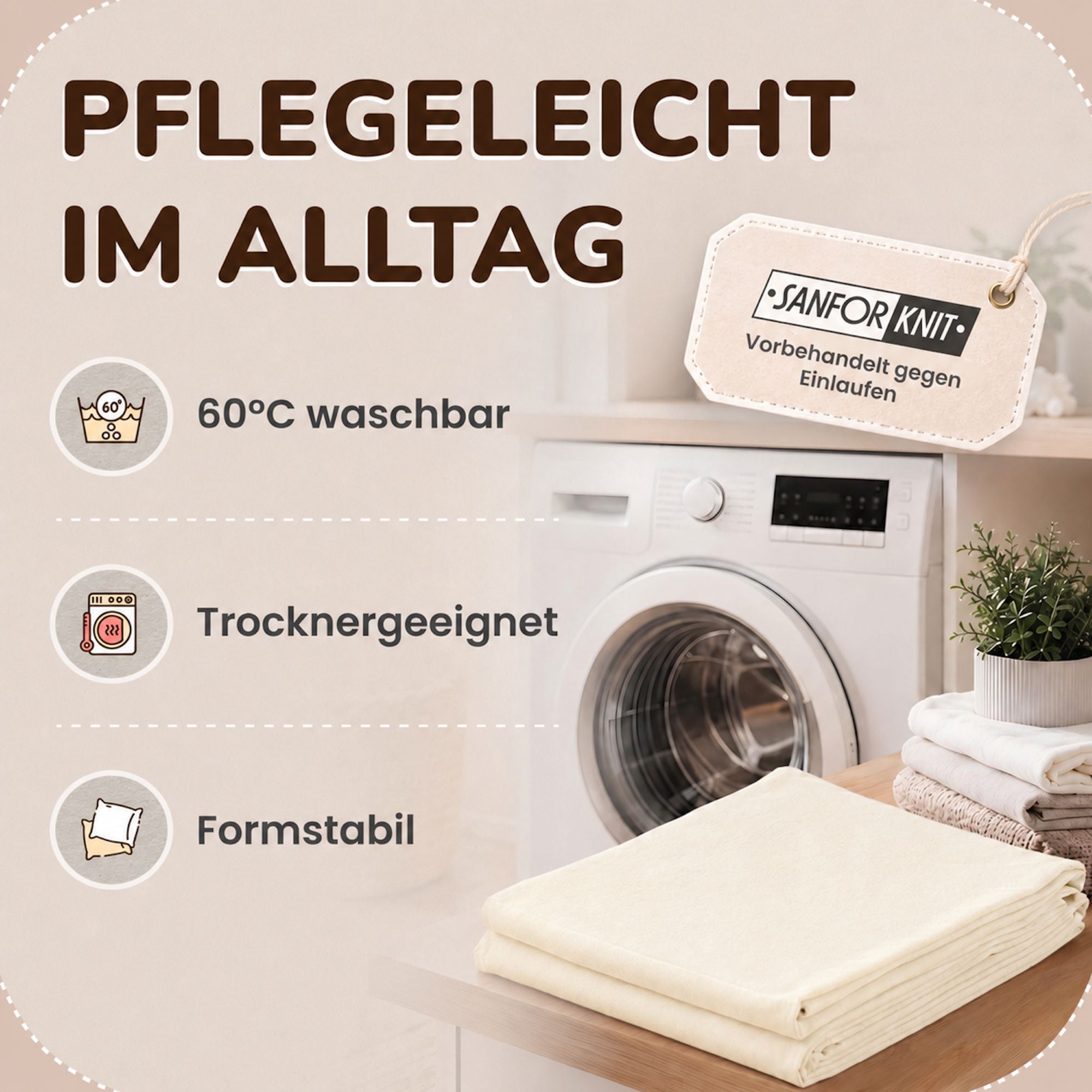 Kissenbezüge 2er Set 80x80 cm - 100% Baumwolle, stilvoll und gemütlich