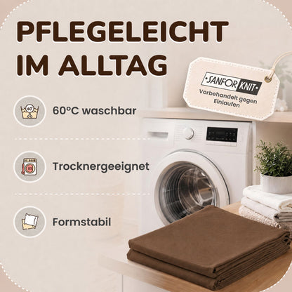 Kissenbezüge 2er Set 80x80 cm - 100% Baumwolle, stilvoll und gemütlich
