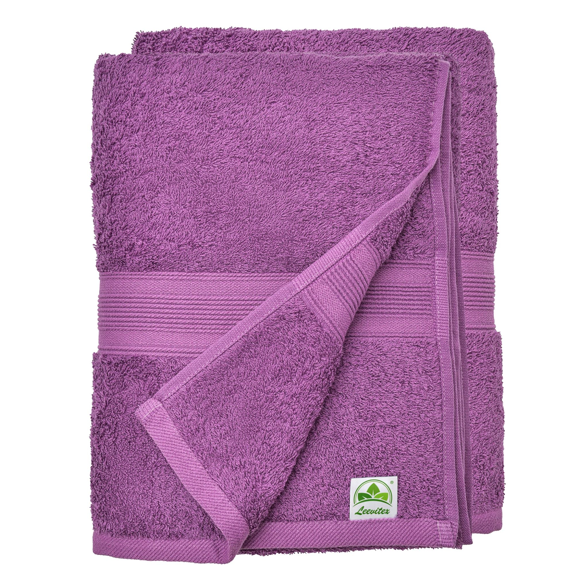 Duschtücher im 2er Set – 100% Baumwolle, 70 x 140 cm, weich und saugfähig